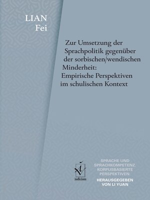 cover image of Zur Umsetzung der Sprachpolitik gegenüber der sorbischen/wendischen Minderheit